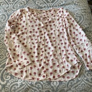 Floral loft blouse
